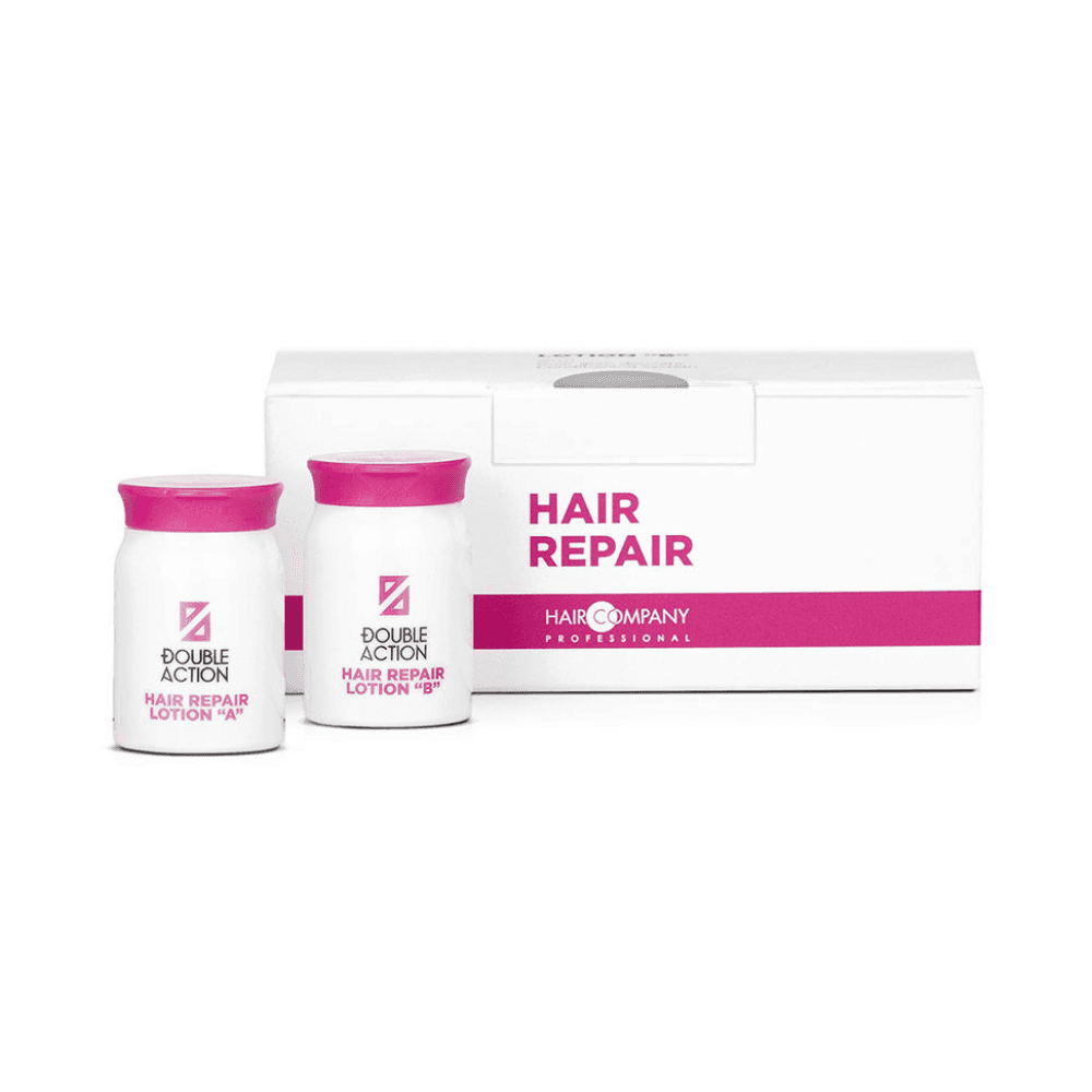 Hair Company Double action Hair Lotion A+B Hair repair 10 Vials *10ml with applicator