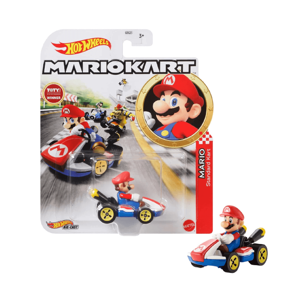 Hot Wheels Mario Kart Assorted Style Replica Toy (Styles May Vary)