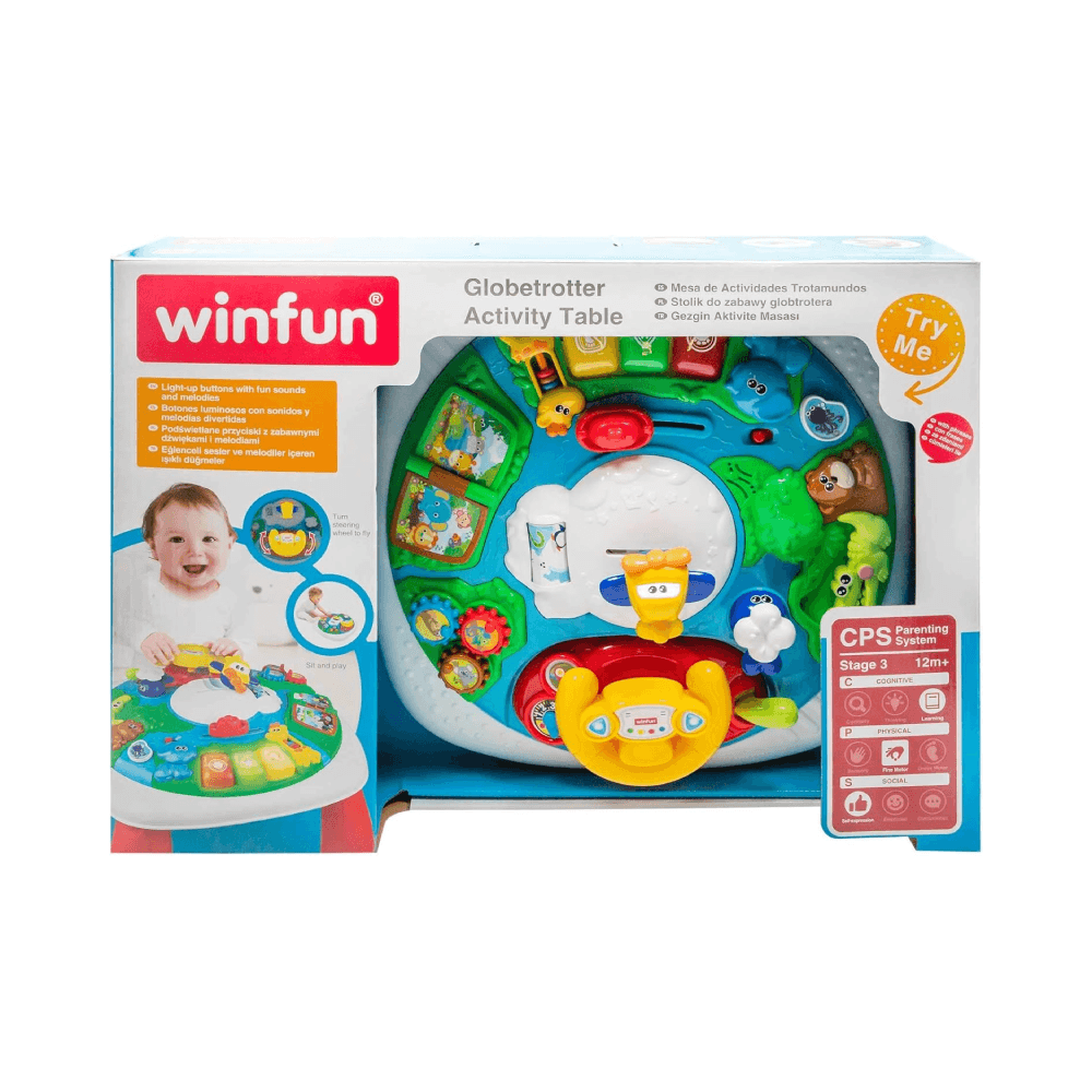 Winfun Globetrotter Activity Table Toy 12+ Months