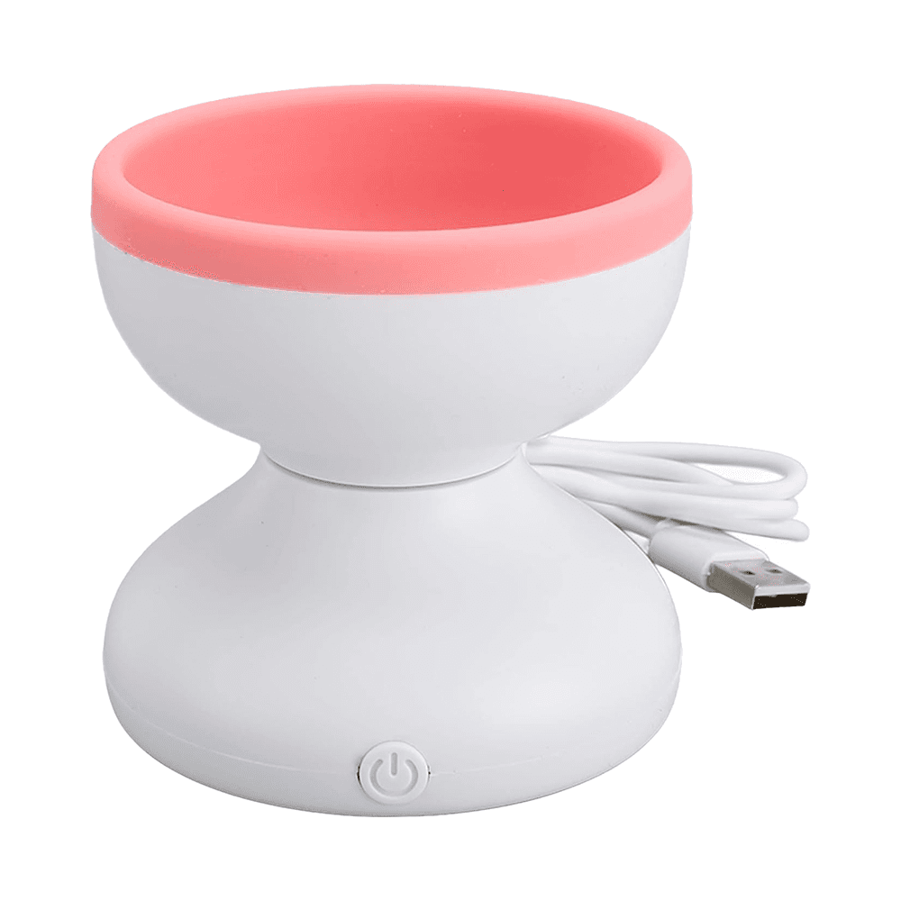 Detachable Silicone Electric Makeup Brush Cleaner Cleans & Dries Brushes In Minutes