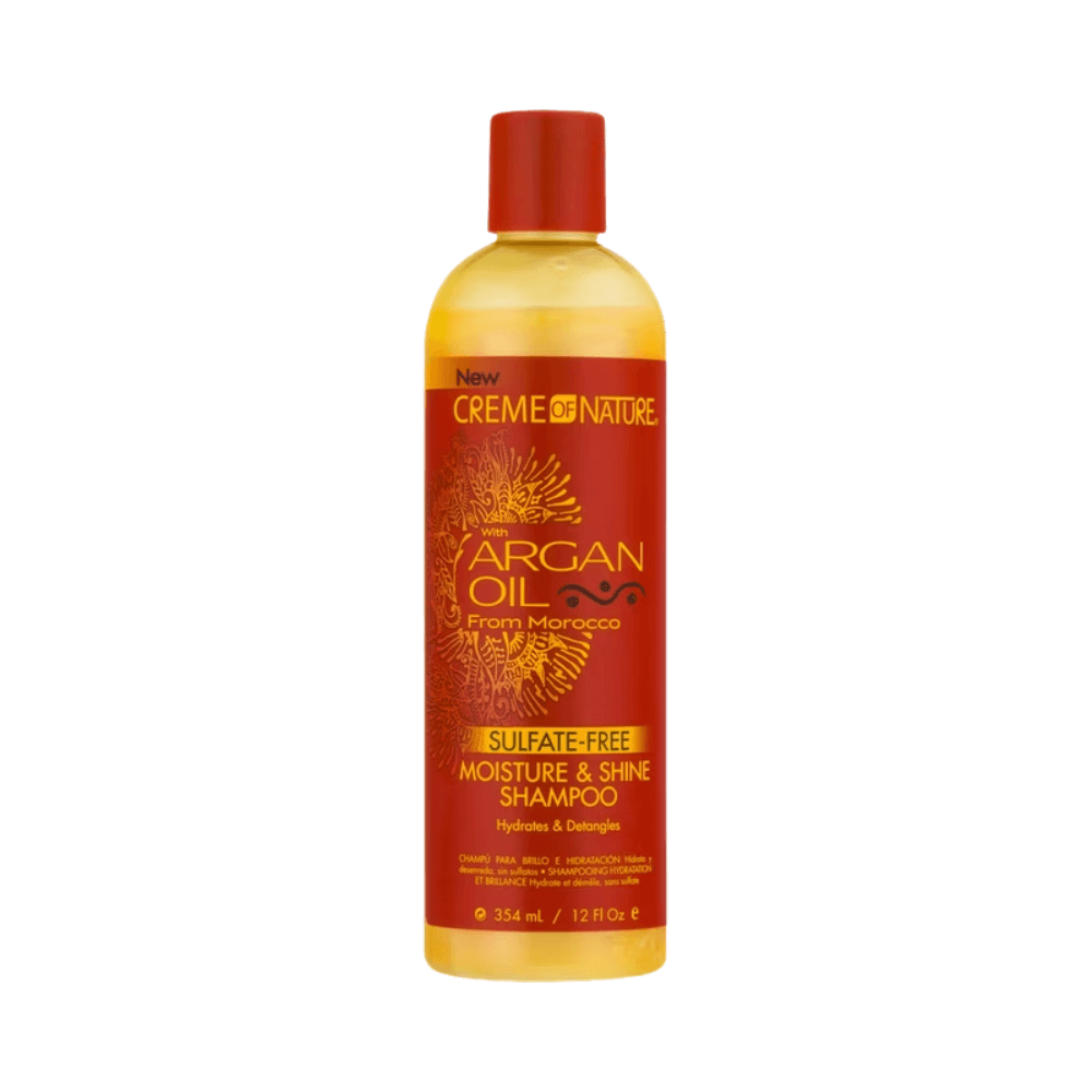 Creme of Nature Argan Oil From Morocco Sulfate Free Moisture and Shine Shampoo 12 fl oz. 354 ml