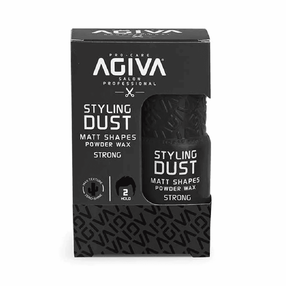 AGIVA - شمع مسحوق الغبار التصفيف أسود قوي 20 مل