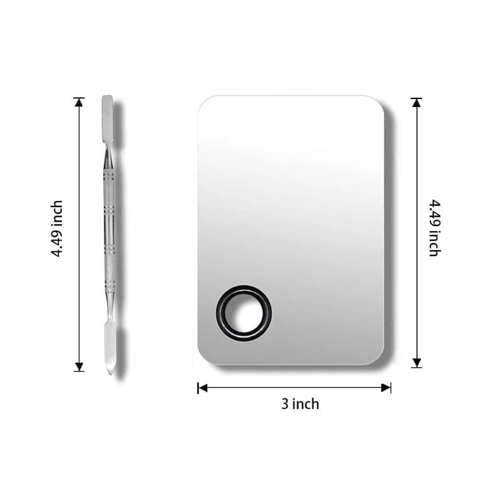 Stainless Steel Makeup Mixing Palette