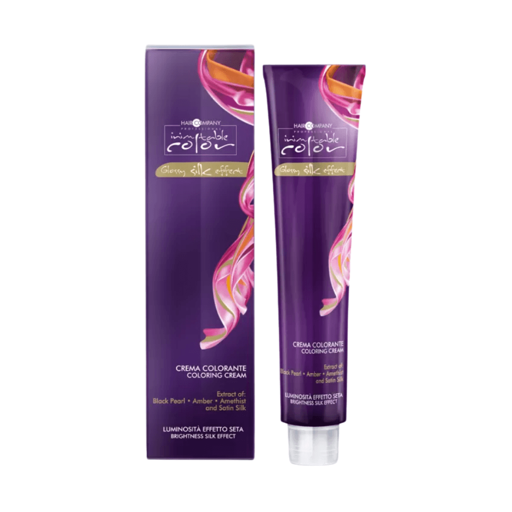 كريم تلوين الشعر Inimitable Color Cream من Hair Company بلون أشقر خاص 12.12 أشقر رمادي كثيف 100 مل LB11958 + مستحلب مؤكسد بنسبة 20%
