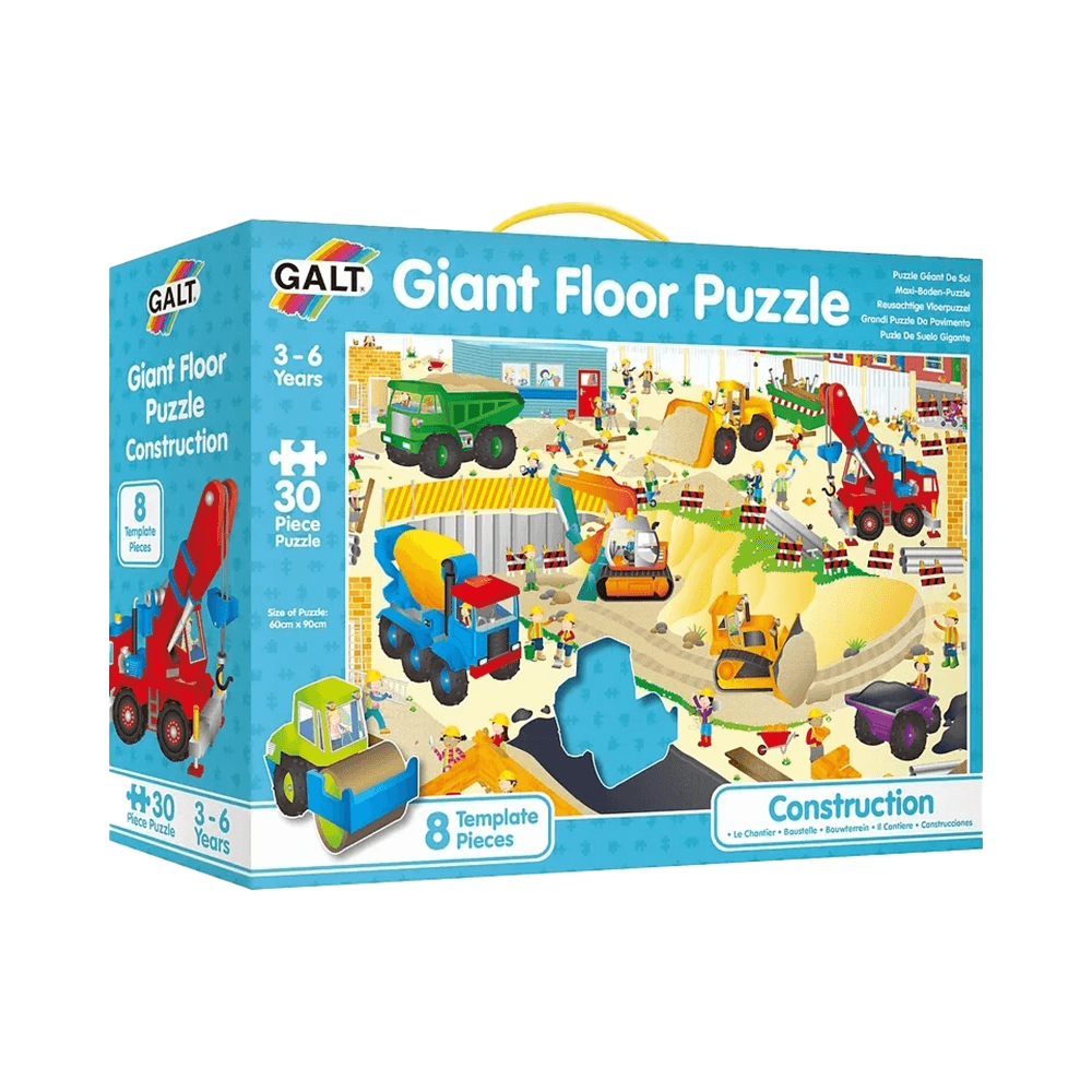Galt Construction Site Giant Floor Puzzle Set