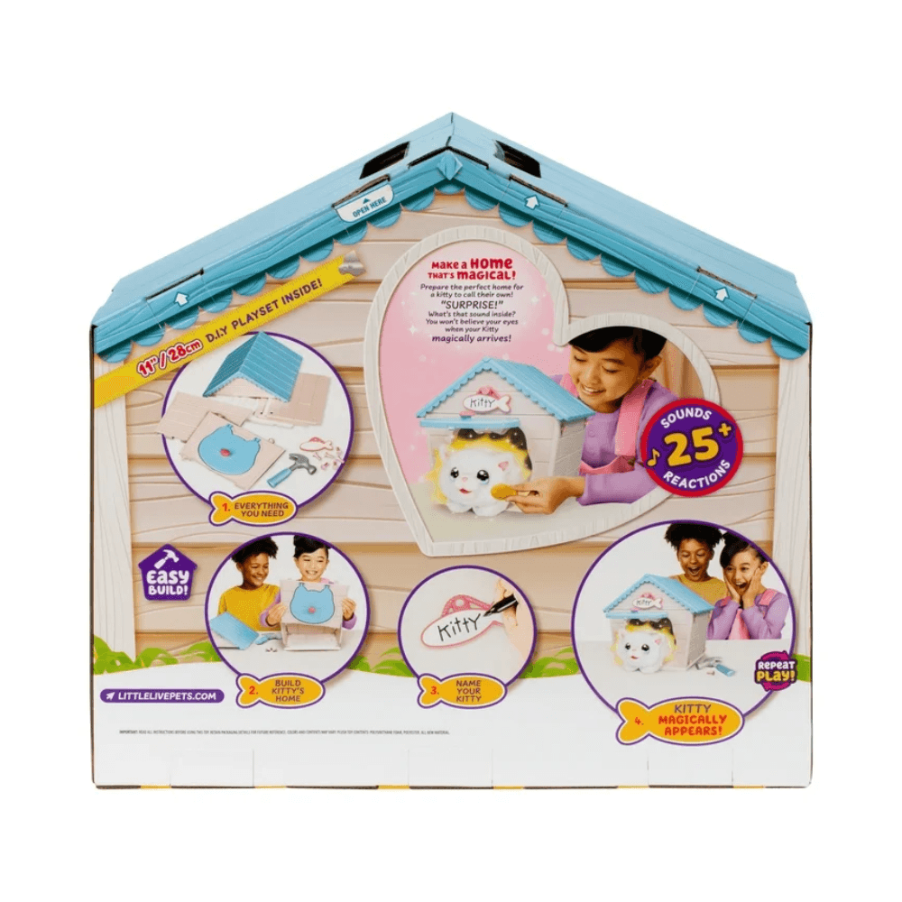 Little Live Pets My Kitty's Home Interactive Plush & Playset Assorted