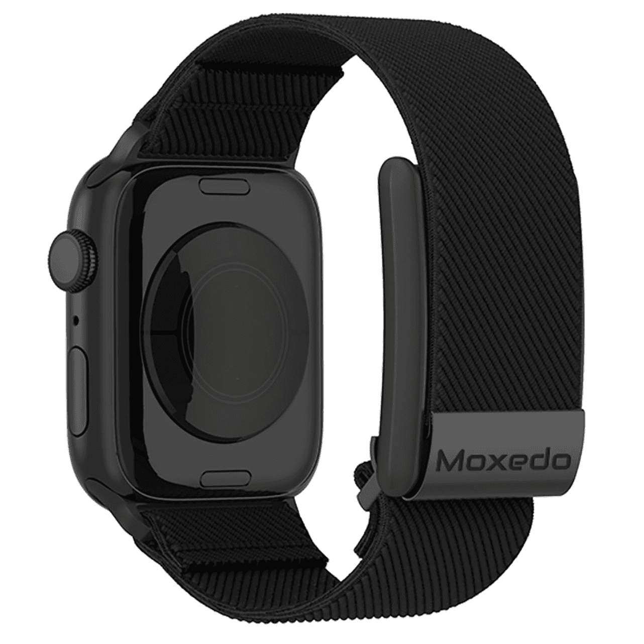 Moxedo Hybrid Strap For Apple Watch & Whoop Comfortable & Practical Design Black