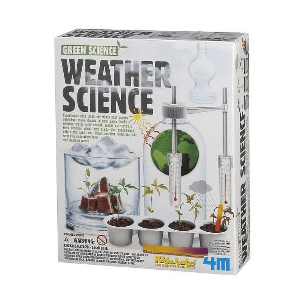 4M KidzLabs Green Science Weather Science Kit for 5+ Years