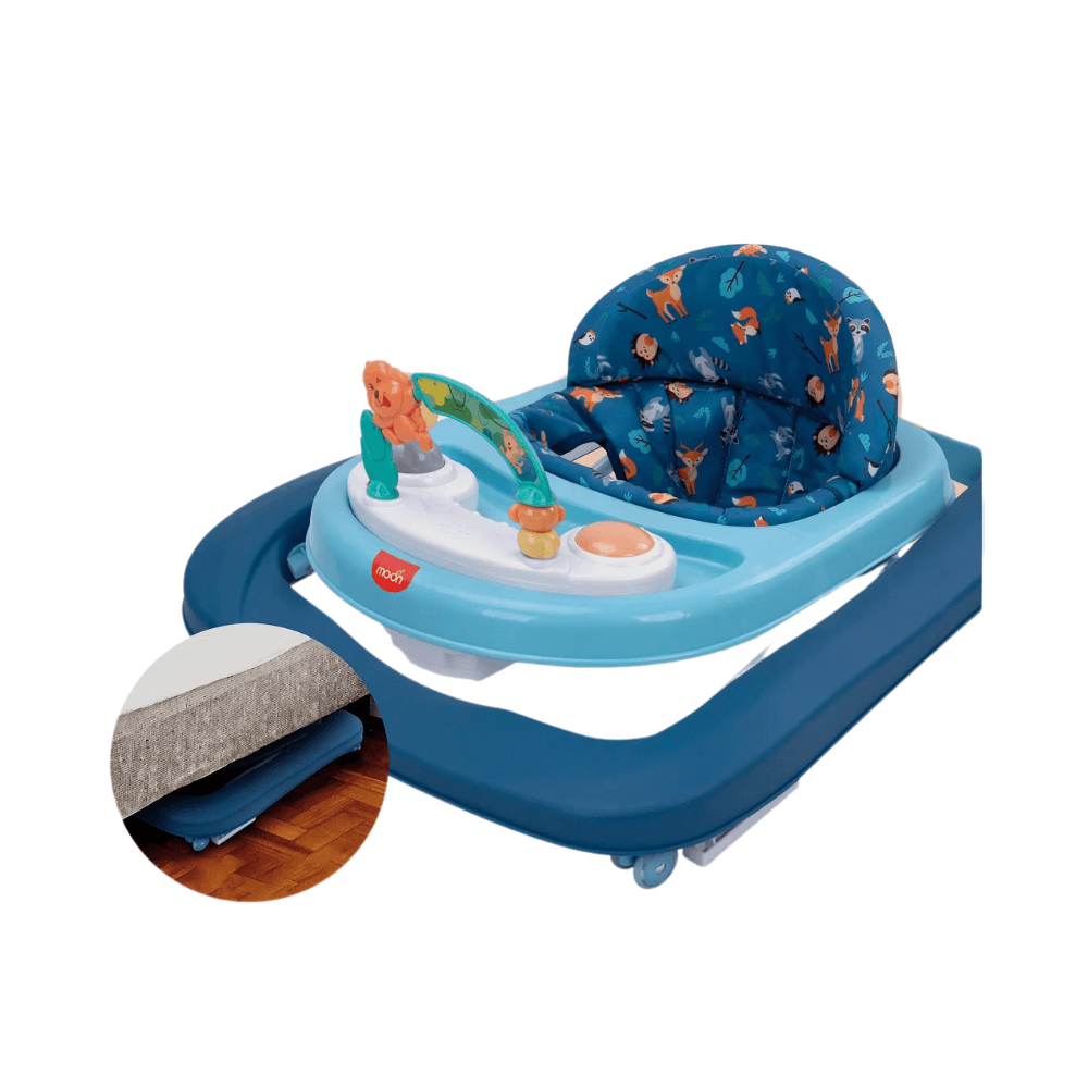 Moon Juvenile Stride Baby Walker- Dark Blue