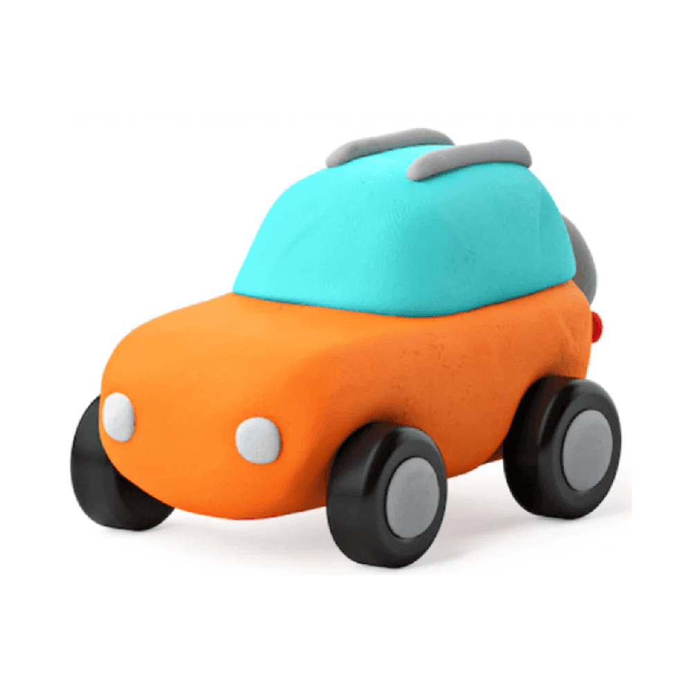Hey Clay Eco Cars Air-Dry Clay DIY Kit 6Pcs