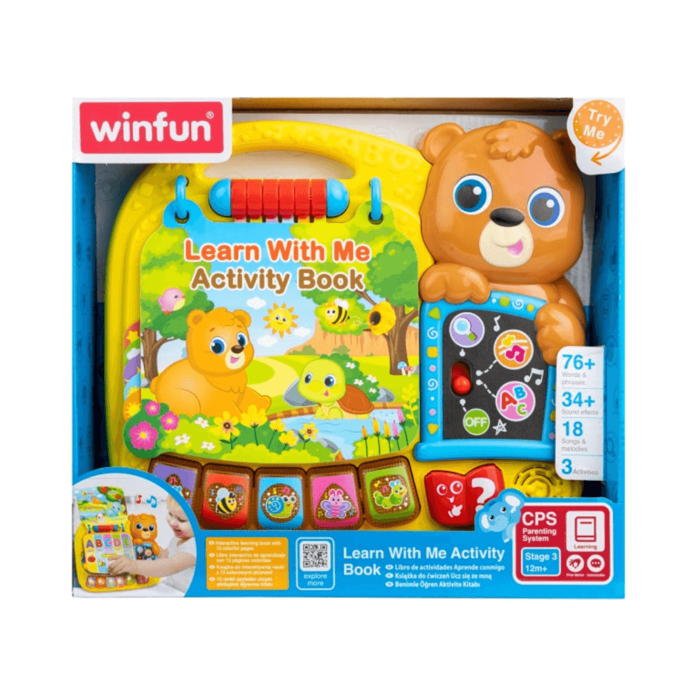 Winfun Learn With Me Activity Book 12+ Months