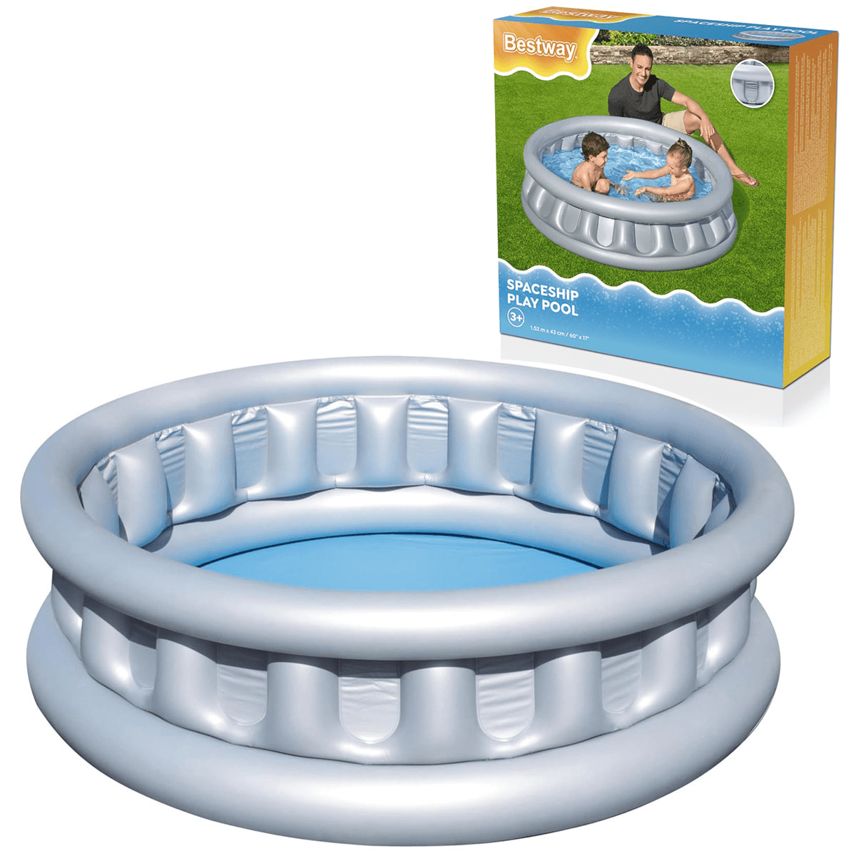 Bestway Outdoor Kids Swimming Pool 60X17 Inches