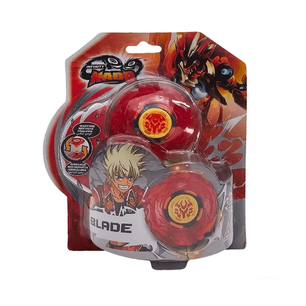 Infinity Nado Plastic Blade Spinning Top & Launcher Set