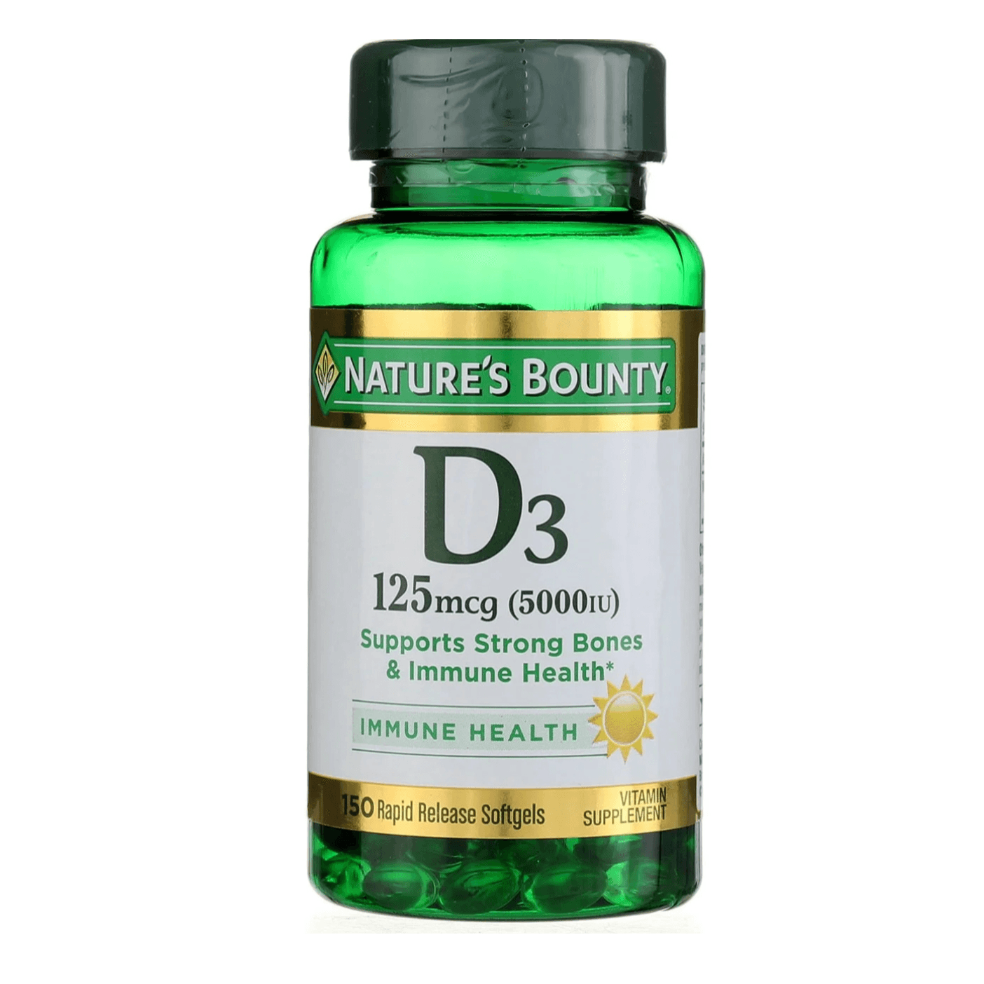 Natures Bounty D3-5000Iu Softgel 150S