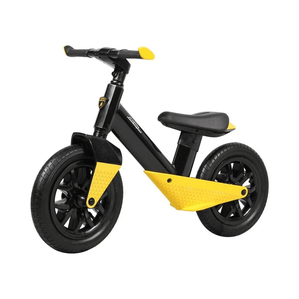 Lamborghini Balance Rideable Toy - Black/Yellow