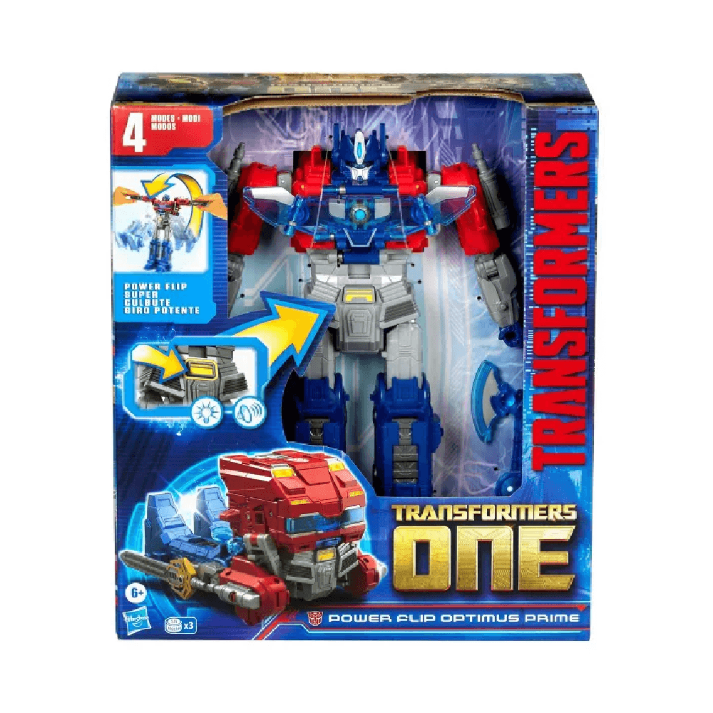 Hasbro Transformers One Movie Power Flip Optimus Prime Converting Action Figure 25cm 6+ Years