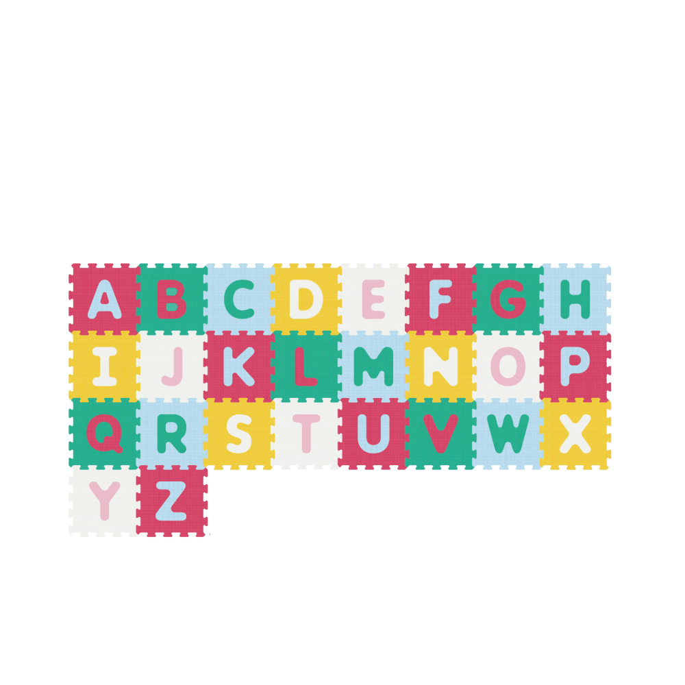 Sunta Multicolor Antibacterial Alphabet Puzzle Mat