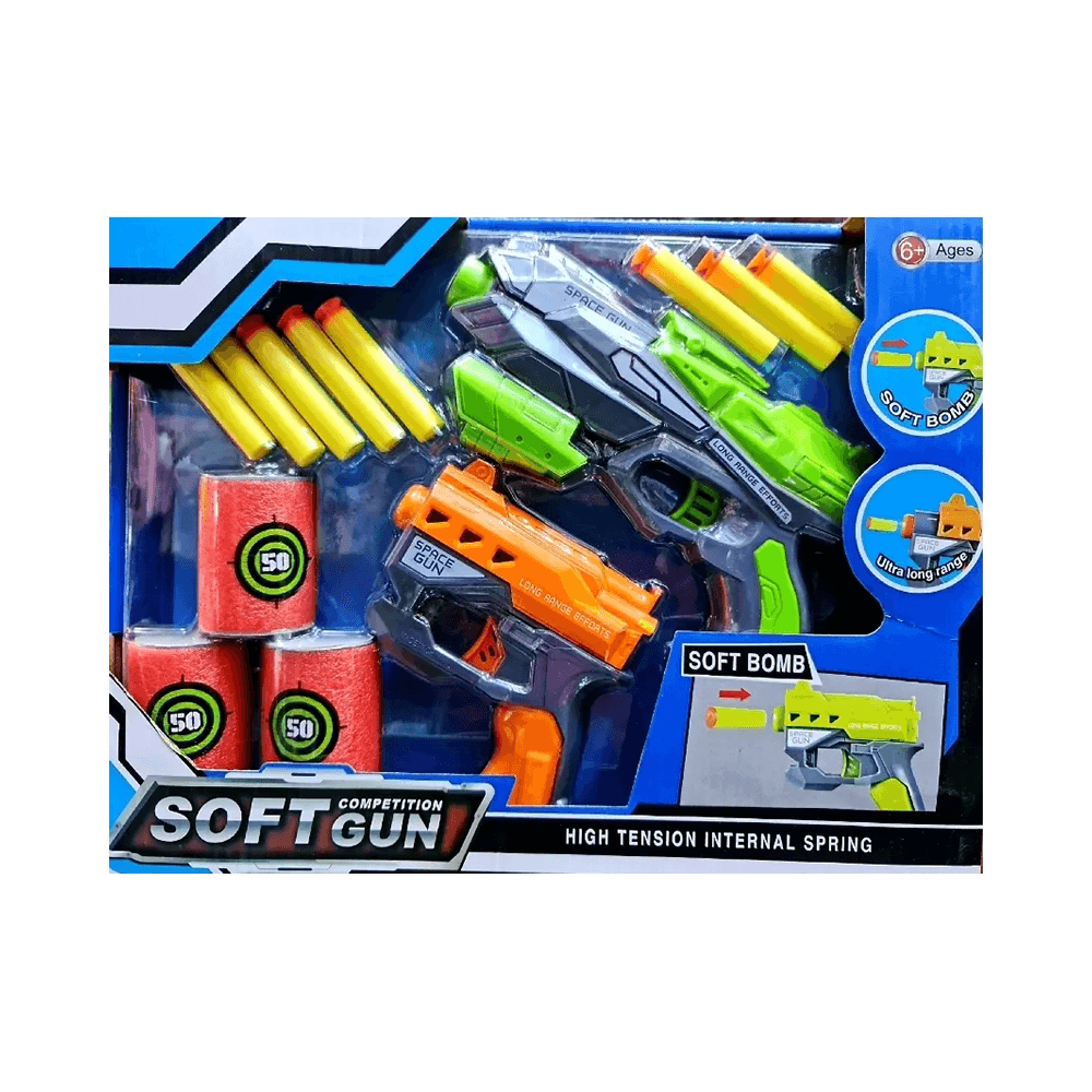 Space Soft Gun Competition Children's Toy