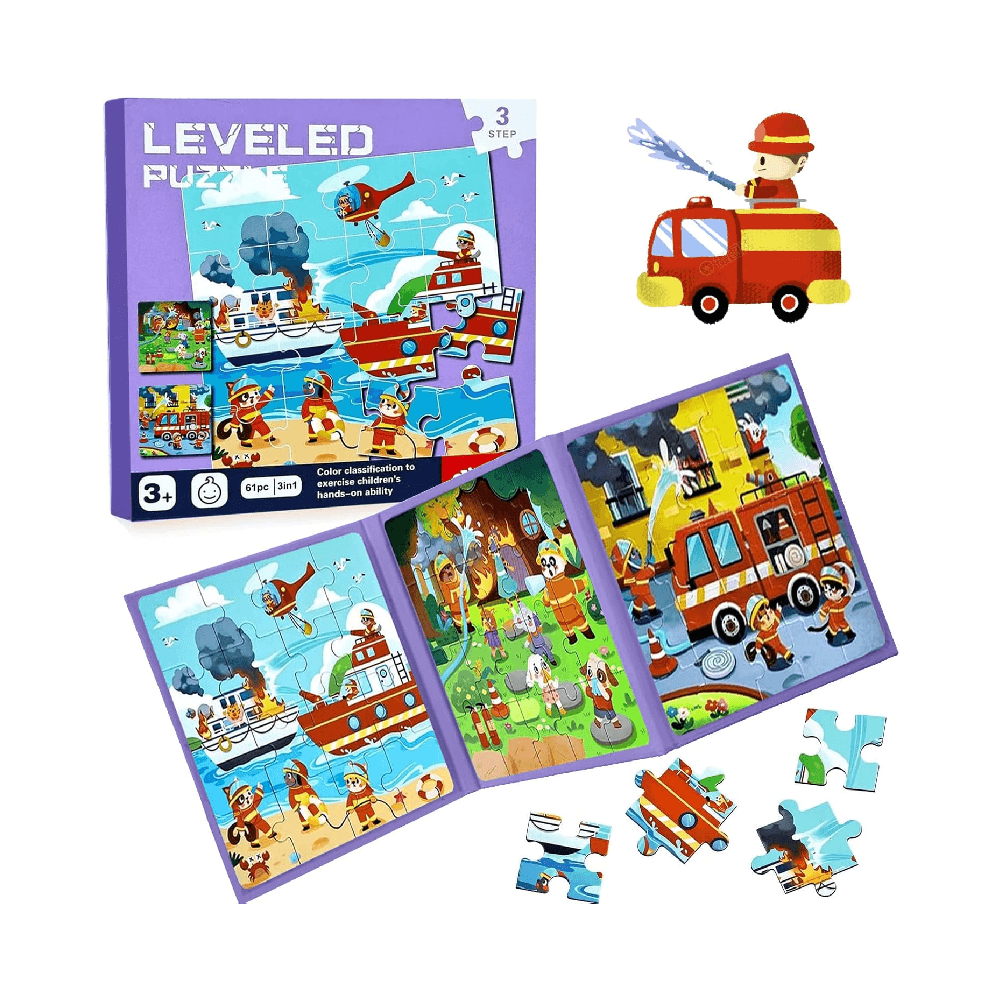 Magnetic 3 in 1 puzzeles -  Silverson