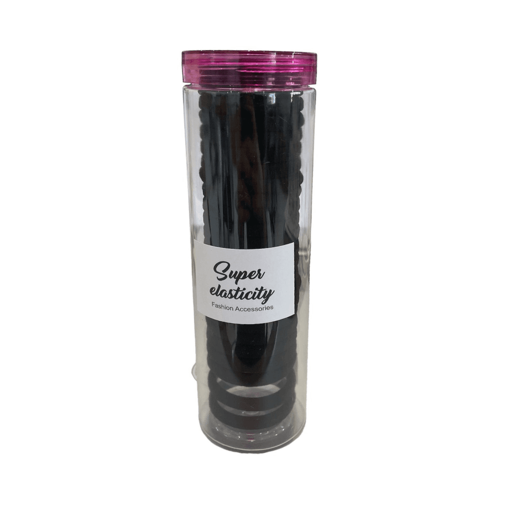 ربطات شعر مطاطية 24 قطعة Color: Black