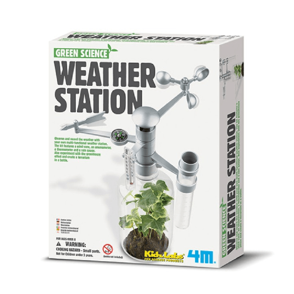 4M KidzLabs Green Science Weather Station Kit for 5+ Years