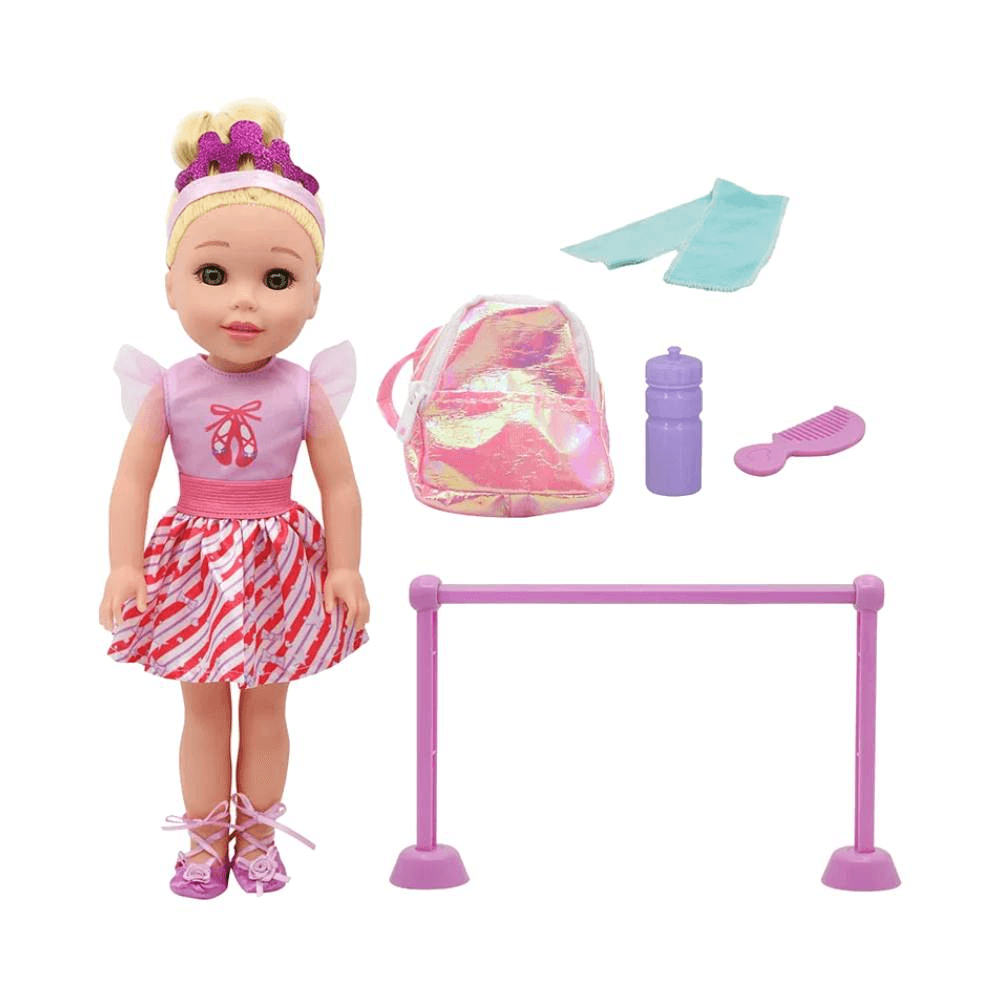 Baby Maziuna Style Dreamers Ballet Studio Doll Playset for 3+ Years 35.56cm