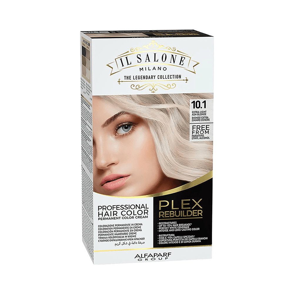 AlfaParf Plex Rebuilder Permanent Hair Color no: 10.1 Extra Light Ash Blonde