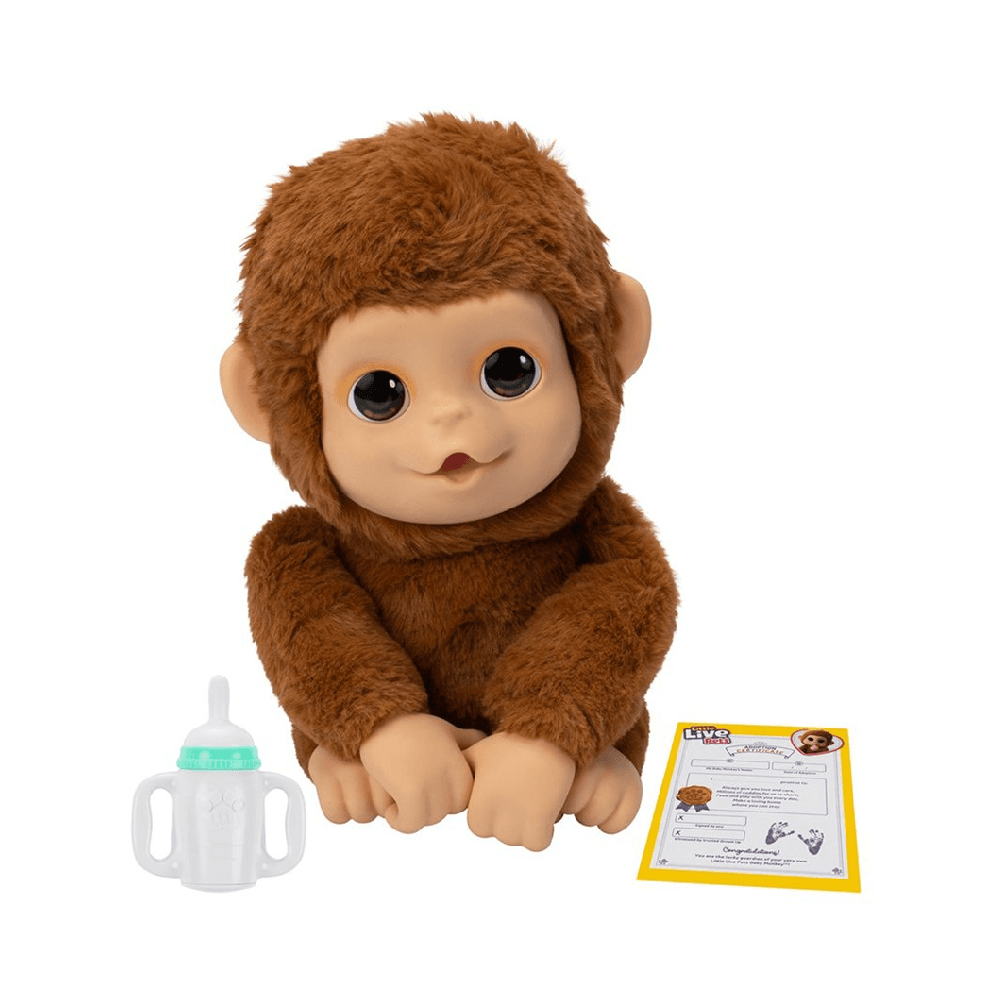 Little Live Pets My Baby Monkey Plush Toy 4+ Years