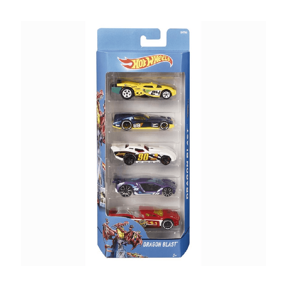 Hot Wheels Gift Pack Vehicle Set 5Pcs (Styles May Vary)