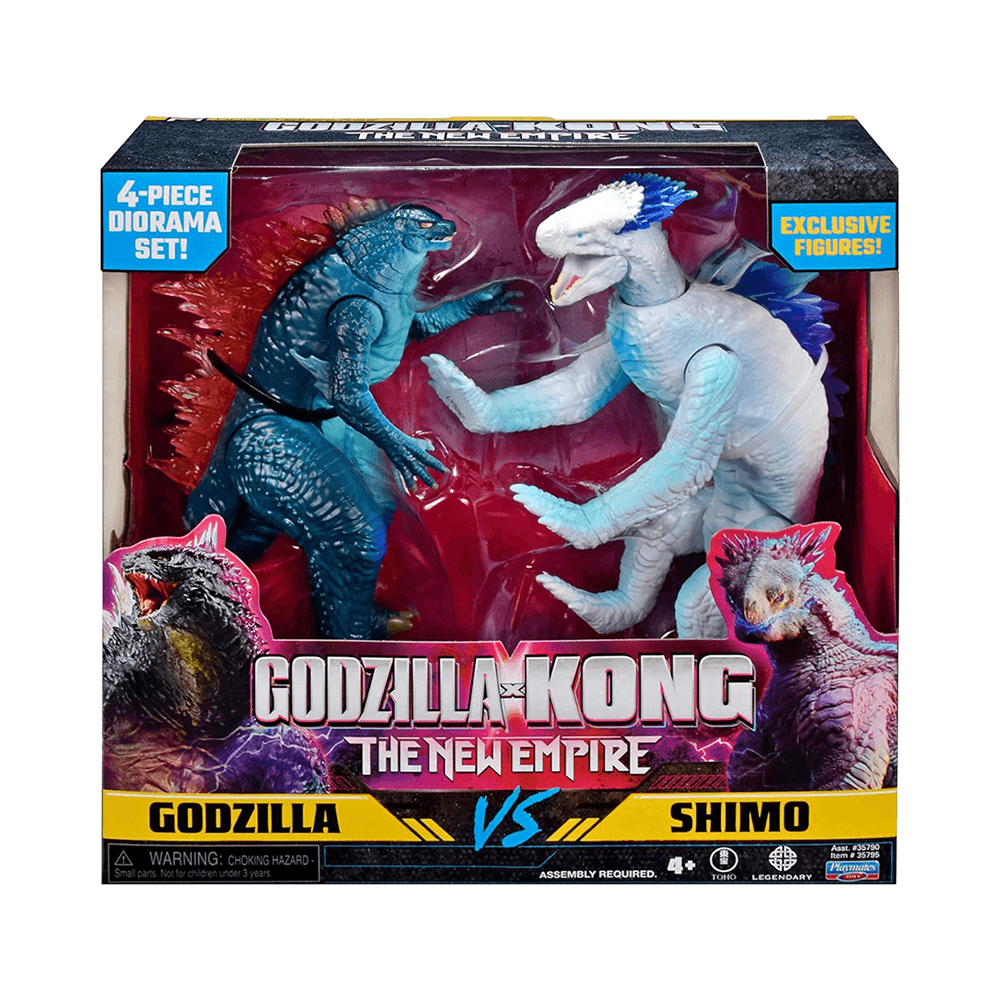 Monsterverse Godzilla X Kong: The New Empire Godzilla Vs Shimo Set With 4Pcs 15.24cm