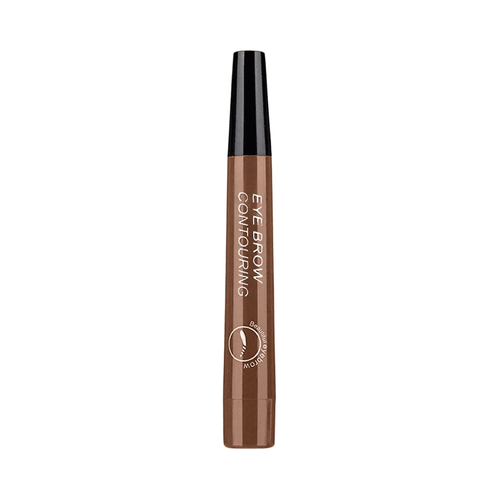 Waterproof Liquid Eyebrow Pen: Long-Lasting, Smudge-Proof Brow Makeup (Dark Brown 2)