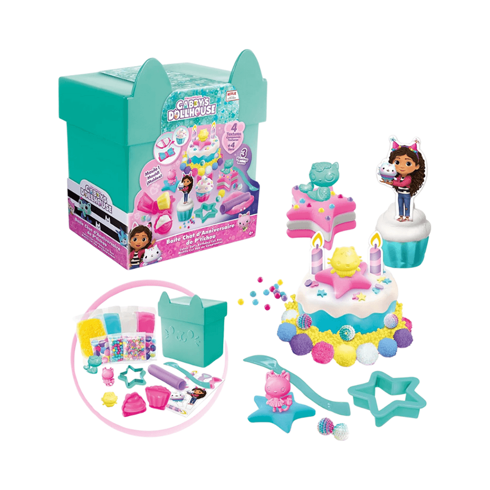 John Adams Gabby's Dollhouse Cakey Cat Birthday Cat Kit
