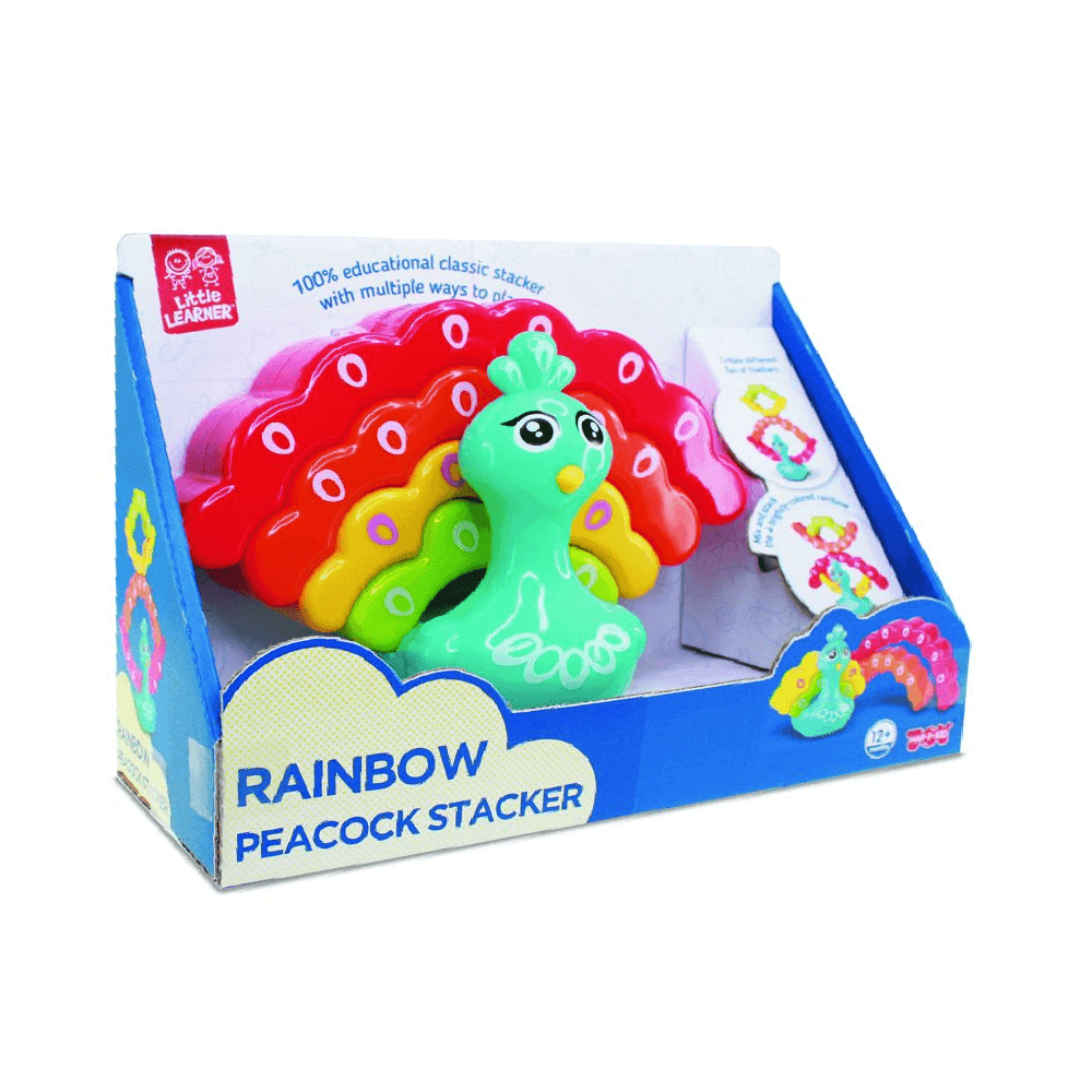 Little Learner Rainbow Peacock Stacker 12+ Months