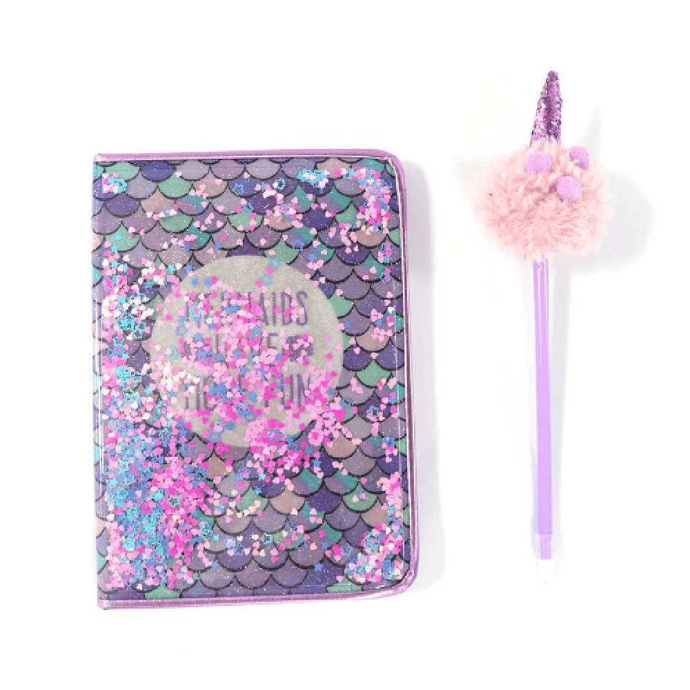 Just For Me Girl Power Mermaids Have More Fun Notebook & Pen Stationery Set