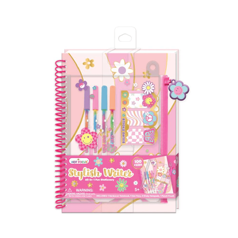 Hot Focus Journalistic Stylish Writer Stationery Set 9Pcs