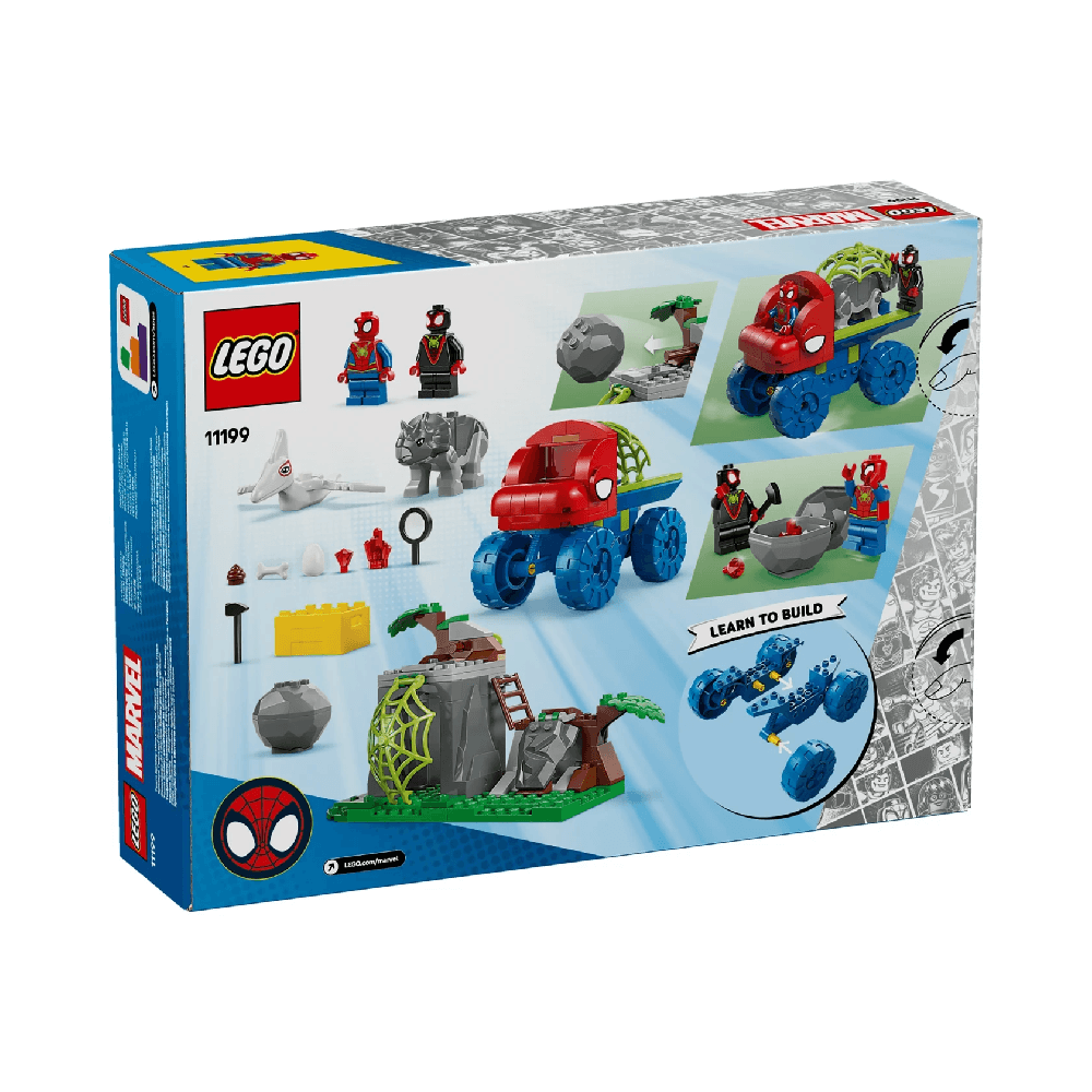 Lego Marvel Spidey & His Amazing Friends Team Spidey Dino Crawler Rescue Building Set 136Pcs 4+ Years 11199