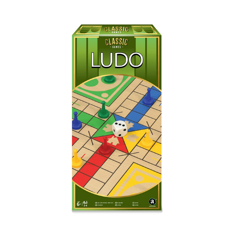 Classic Games Ludo Board Game 6+ Years