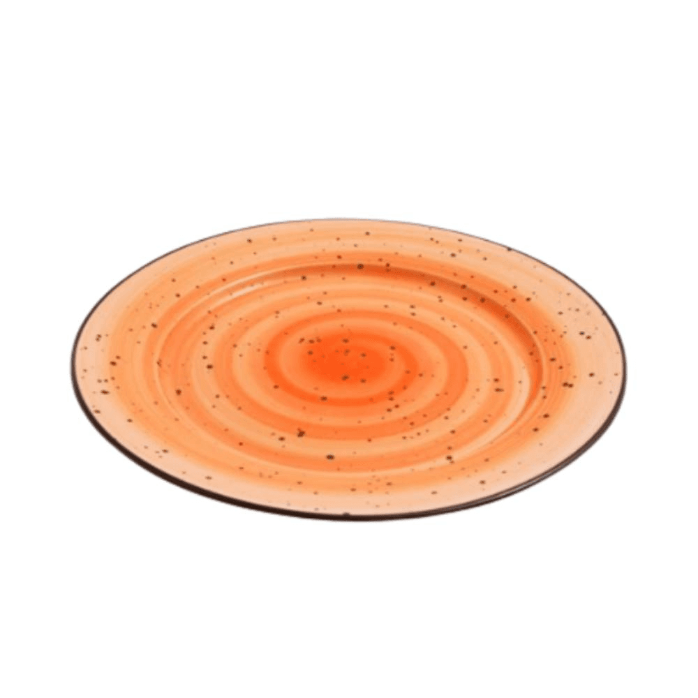 H.P Deco. Flat Plate 12 Inch 30cm - Orange 08-045Do