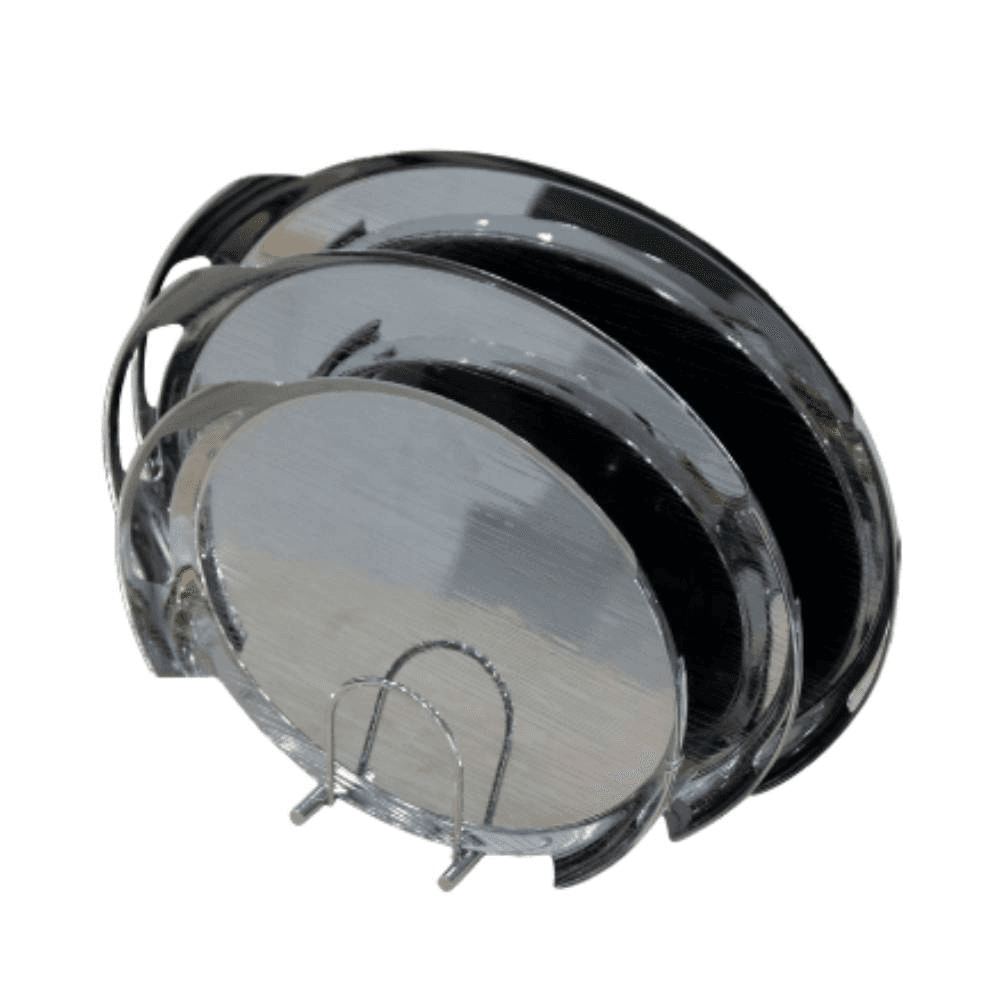 Tray Oval New 3Pcs Set Full Chrome Tr1351-C