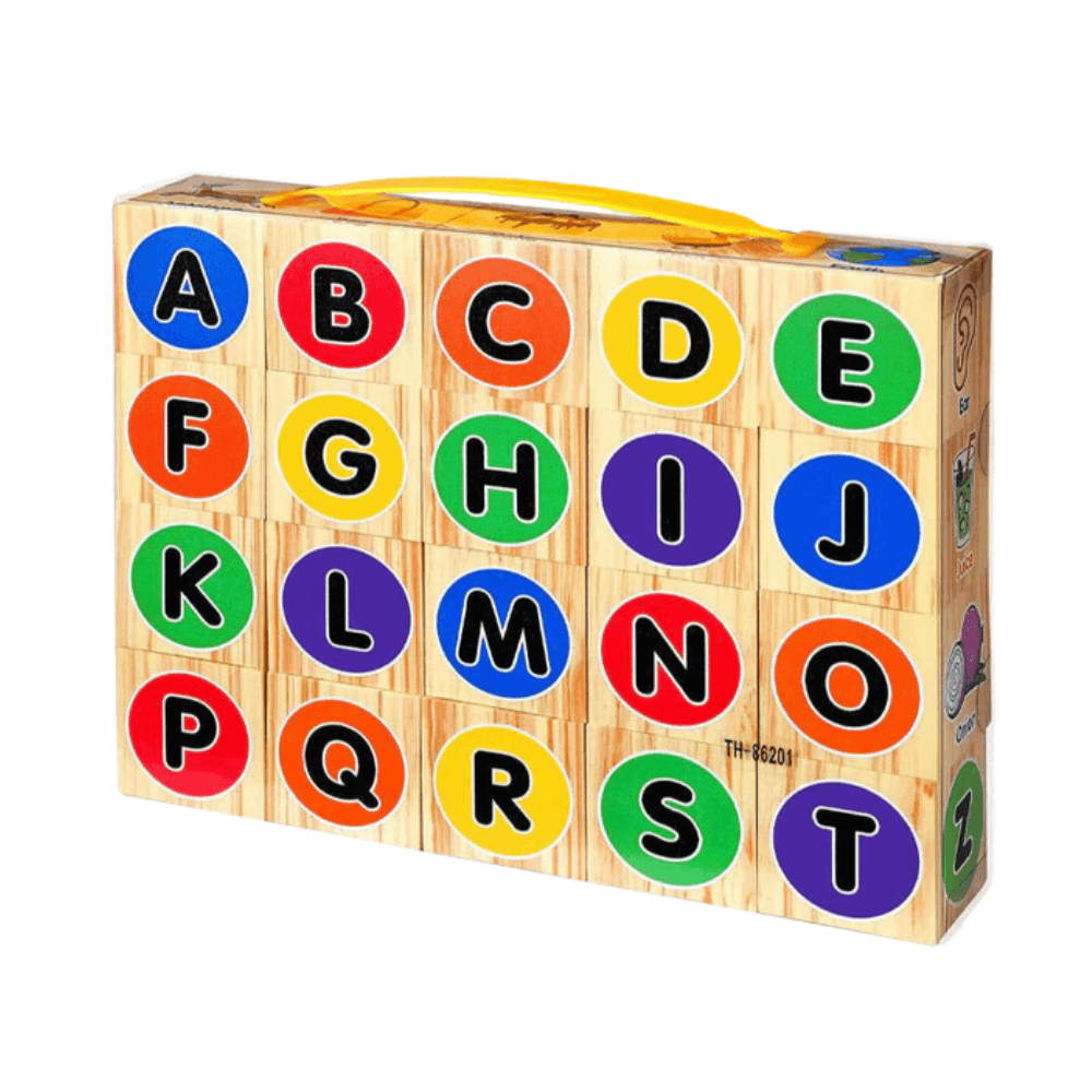 Wooden Alphabet Block Puzzle