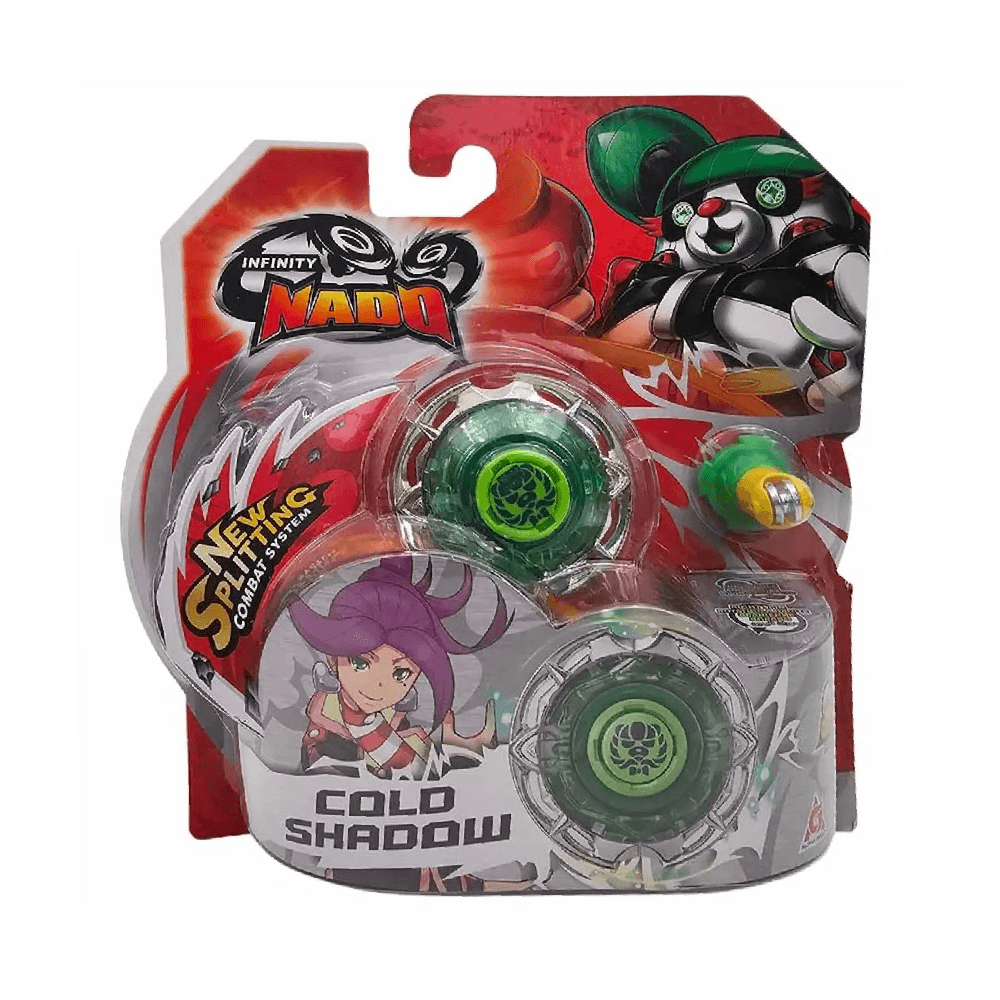 Infinity Nado Standard Cold Shadow Spinning Top & Launcher Set