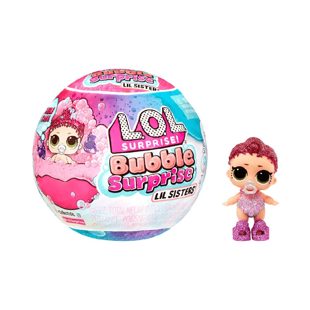 L.O.L. Surprise! Lil Sisters Bubble Assorted Style Surprise Mystery Dolls