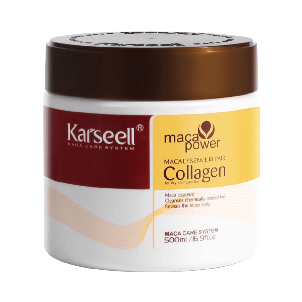 Karseel - ماسك ماكا باورل كولاجين للشعر - 500 مل