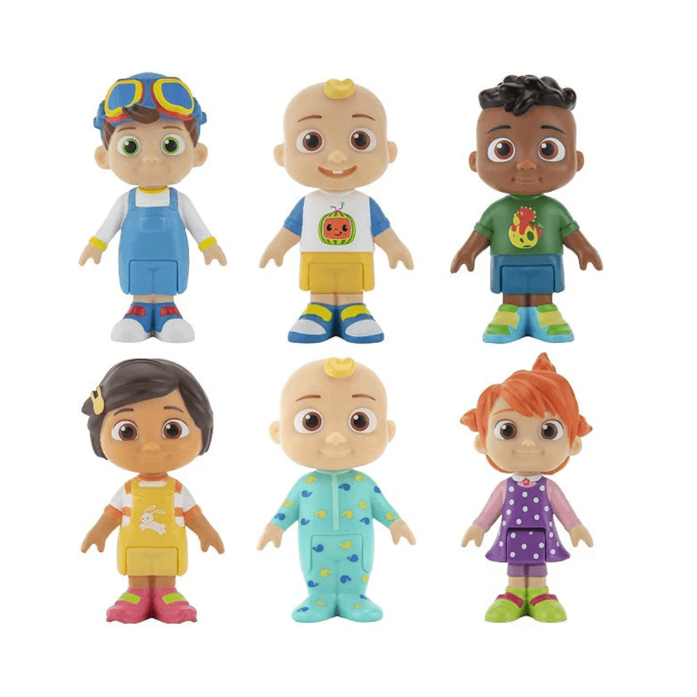 Cocomelon Family & Friends Figures Pack 6Pcs