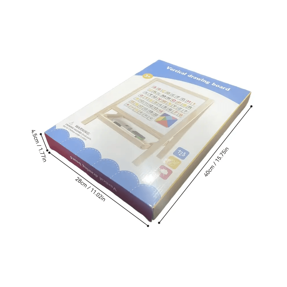 Kids White Board With Stand 34 x 39cm