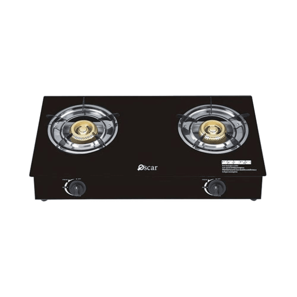 Oscar OGT 20GLP 2 Burner Glass Top Gas Table Cooker