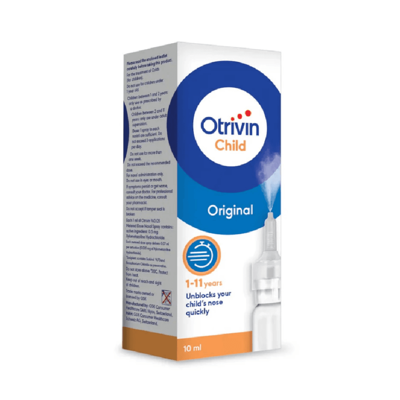 Otrivin Spray 0.05% 10Ml
