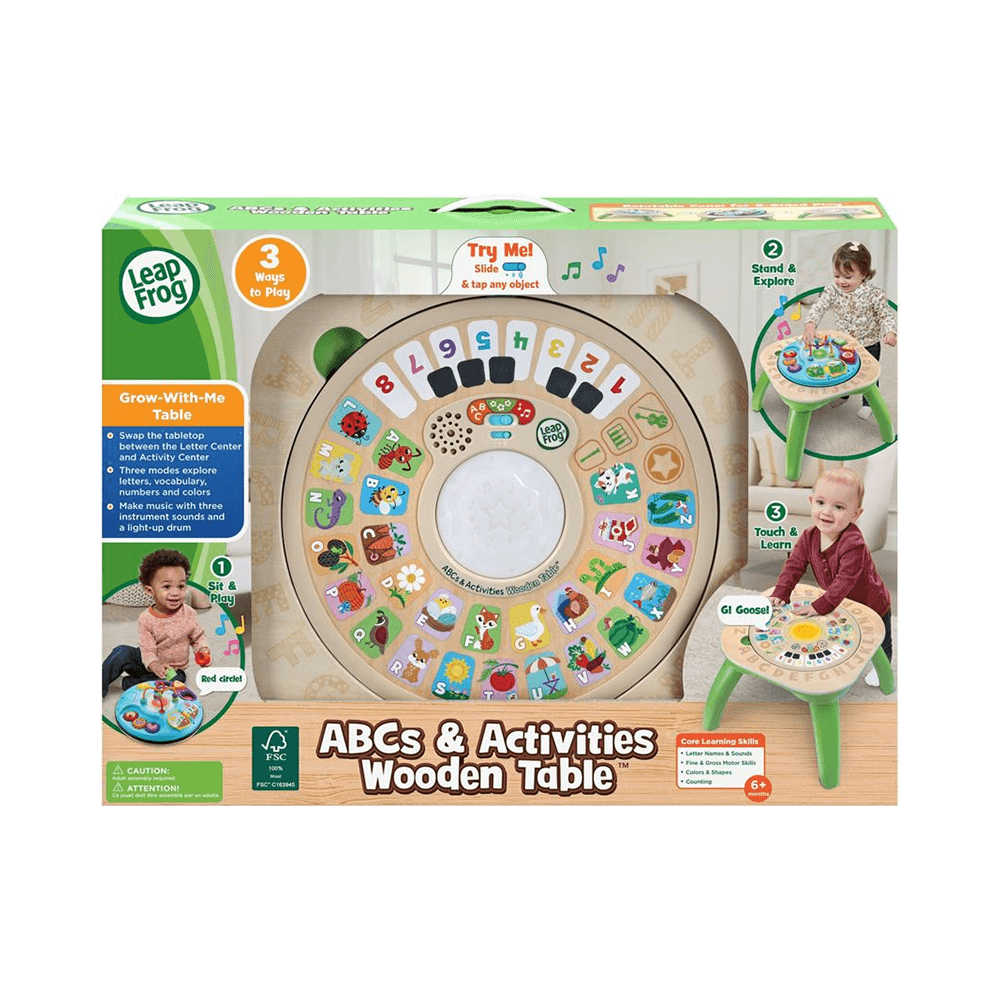 LeapFrog ABCs & Activities Wooden Table