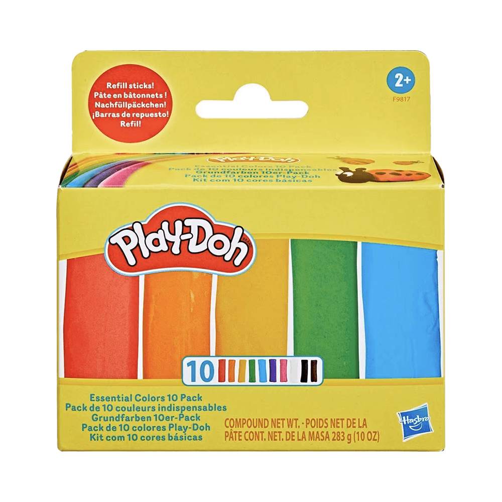 Hasbro Play-Doh Essential Refill Stick Colors Set 10Pcs