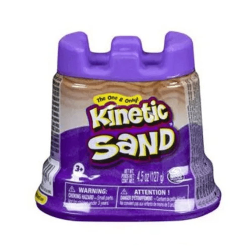 Spin Master Kinetic Sand Mini Castle Container Sand 127g - Assorted